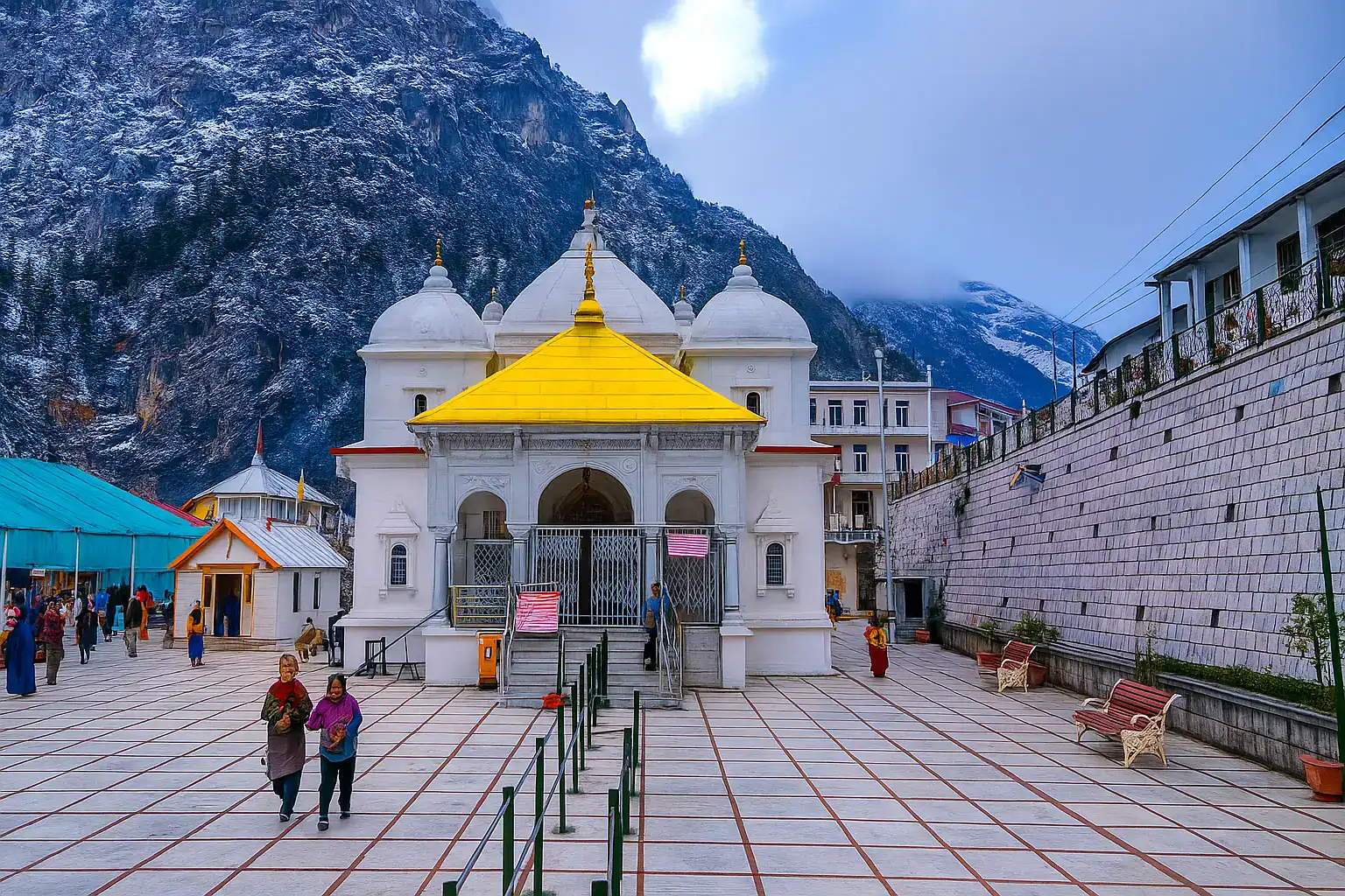 Gangotri Temple Char Dham Yatra source of River Ganga Uttarakhand