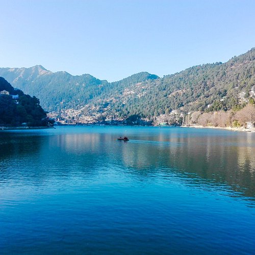 Nainital Naini Lake hill station Kumaon Uttarakhand scenic mountain lake town